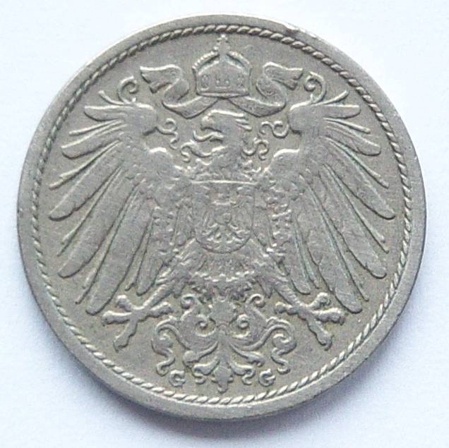  Deutsches Reich 10 Pfennig 1901 G   