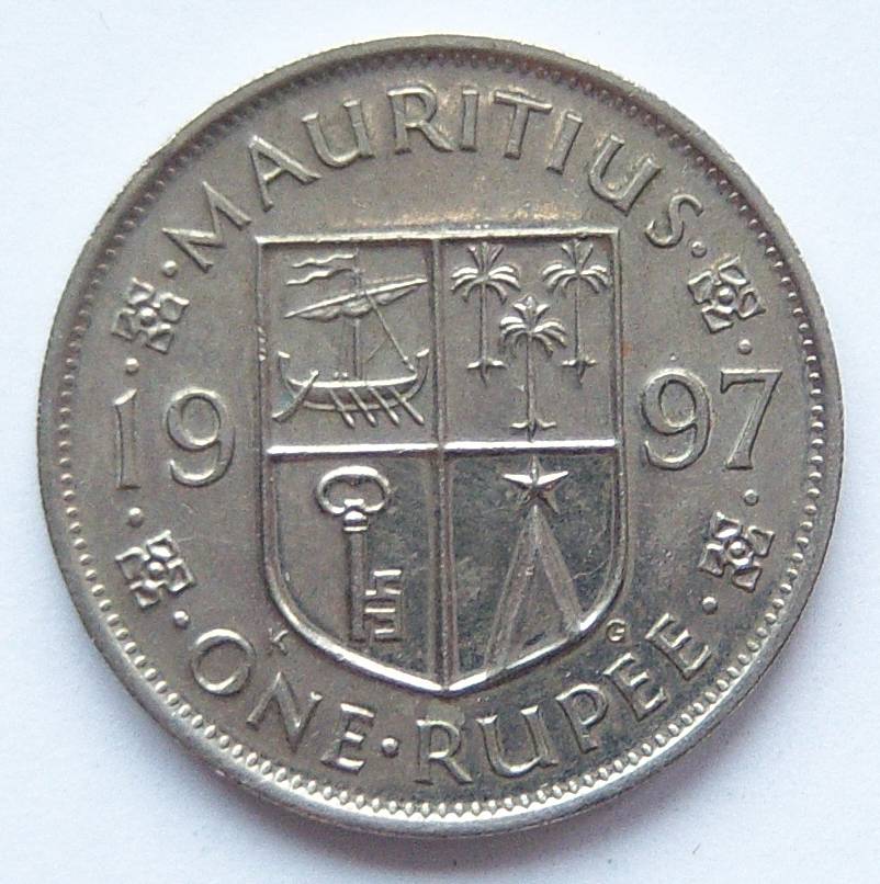  Mauritius 1 Rupie Rupee 1997   
