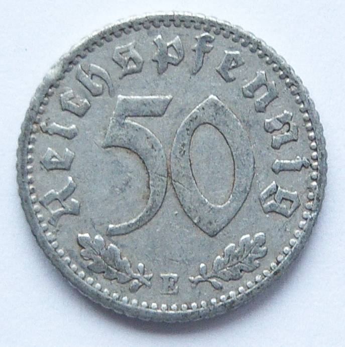  50 Reichspfennig 1935 E   