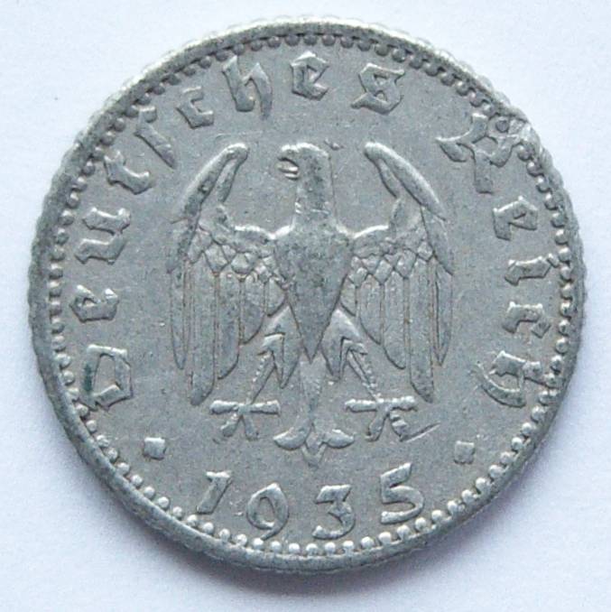  50 Reichspfennig 1935 E   
