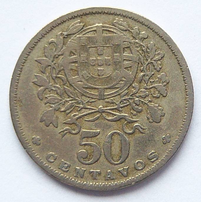  Portugal 50 Centavos 1929   