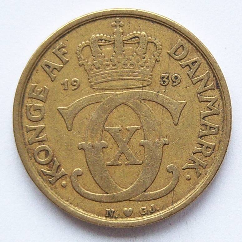  Dänemark 1 Krone 1939   