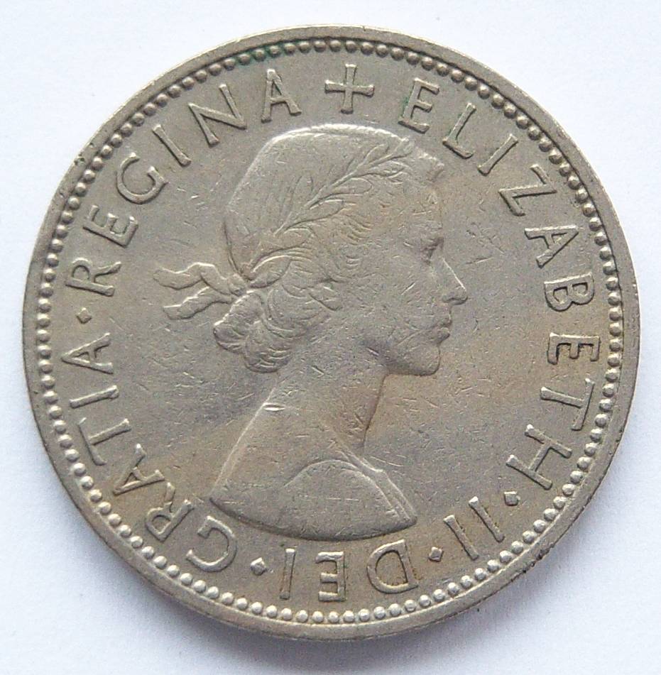  Grossbritannien Two 2 Shillings 1957   