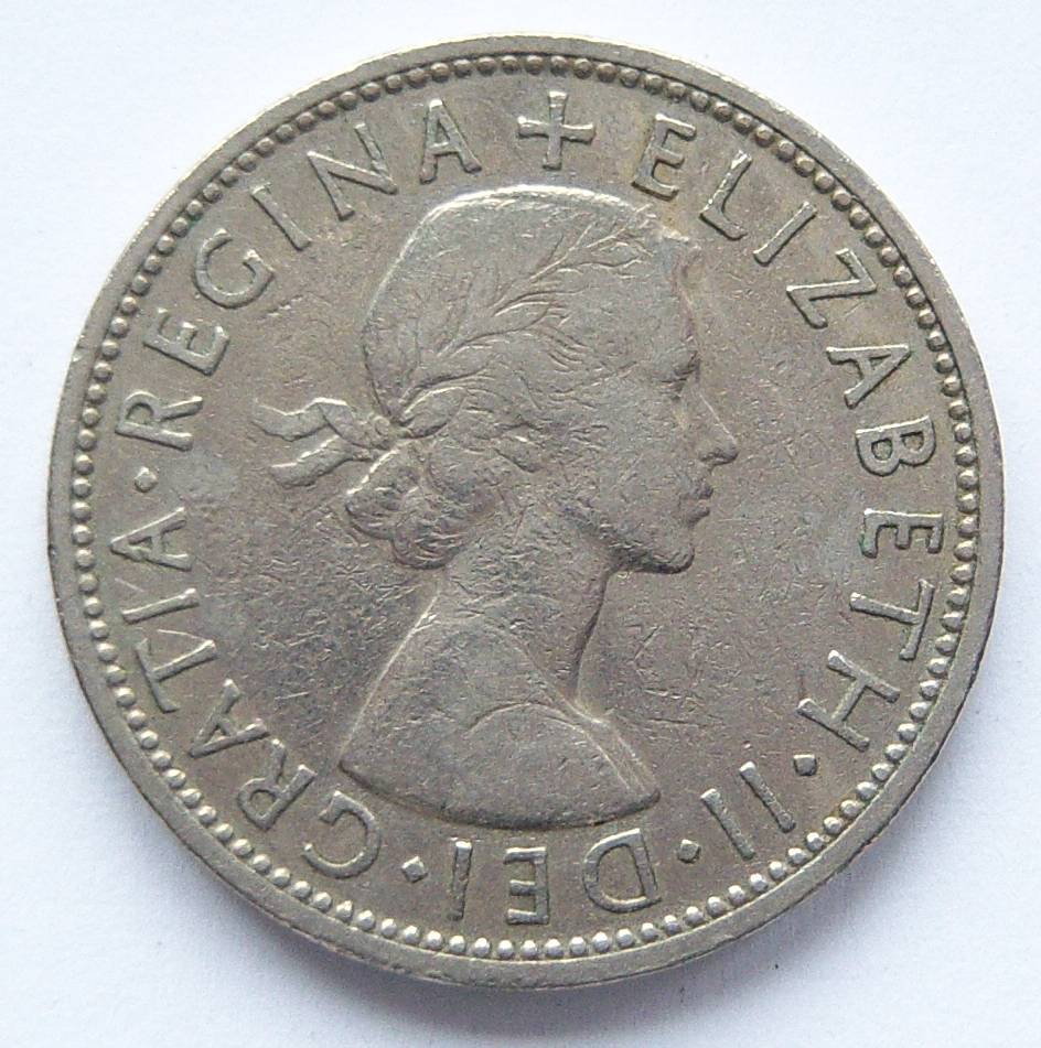  Grossbritannien Two 2 Shillings 1962   