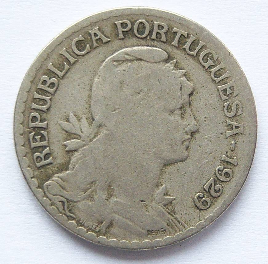  Portugal 1 Escudo 1929   