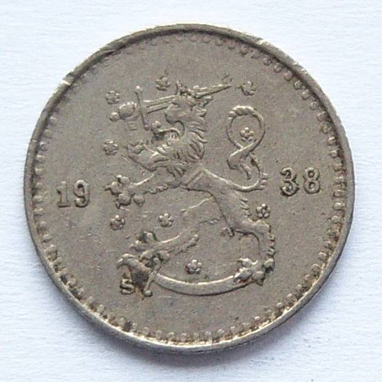  Finnland 25 Penniä 1938   