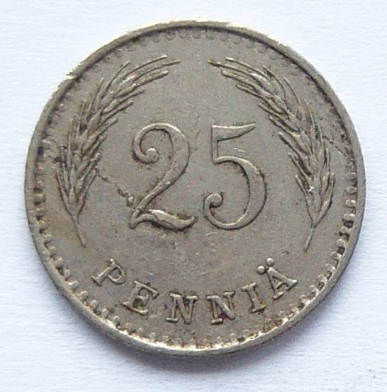  Finnland 25 Penniä 1938   