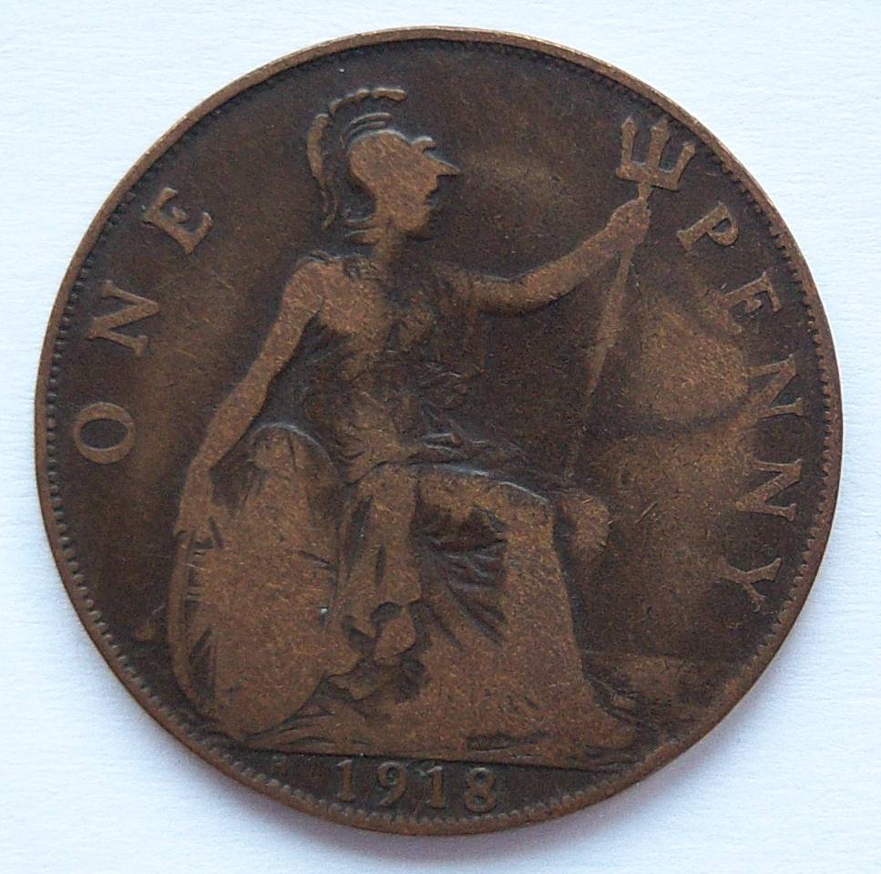  Grossbritannien 1 Penny 1918 H   