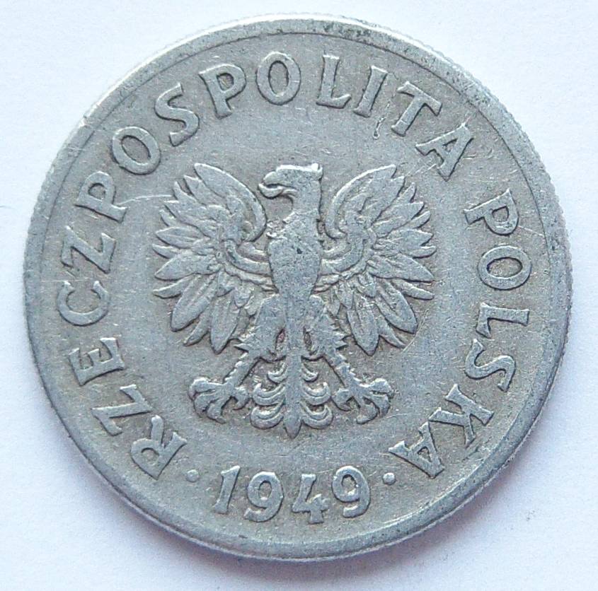  Polen 50 Groszy 1949 Alu   