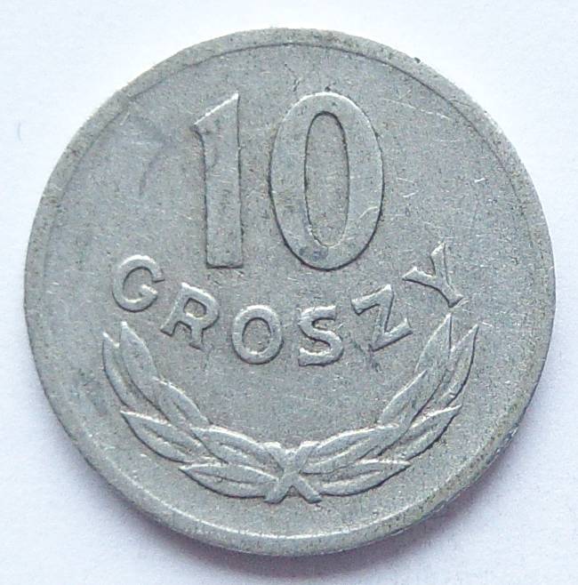  Polen 10 Groszy 1967 Alu   