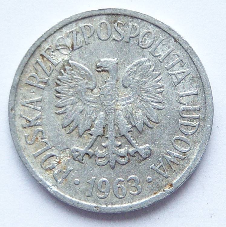  Polen 20 Groszy 1963 Alu   