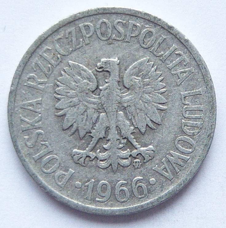 Polen 20 Groszy 1966 Alu   