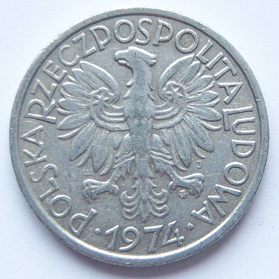  Polen 2 Zlote 1974 Alu   