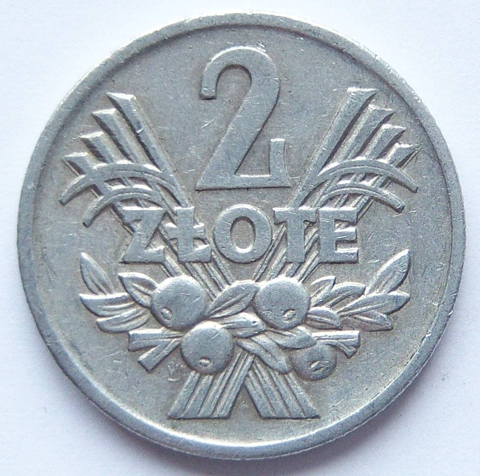  Polen 2 Zlote 1974 Alu   