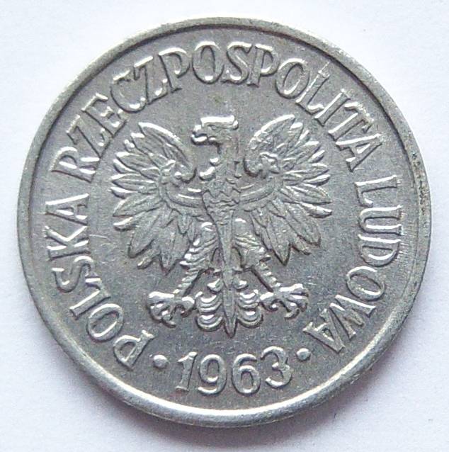  Polen 10 Groszy 1963 Alu   