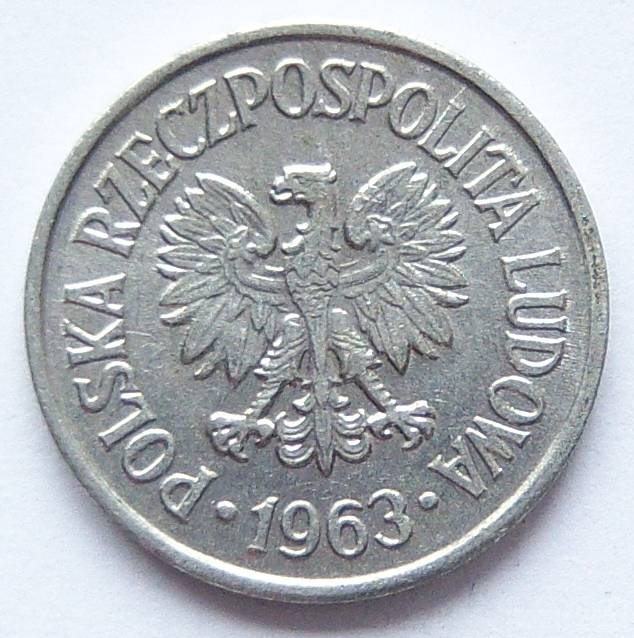  Polen 10 Groszy 1963 Alu   