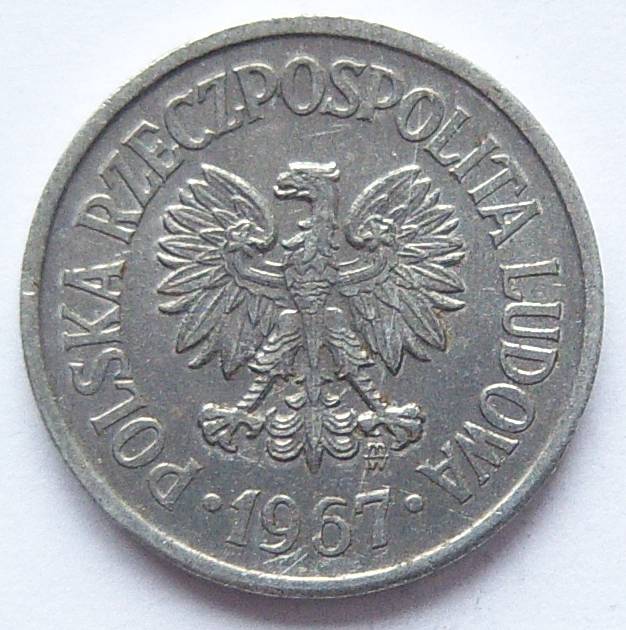  Polen 10 Groszy 1967 Alu   