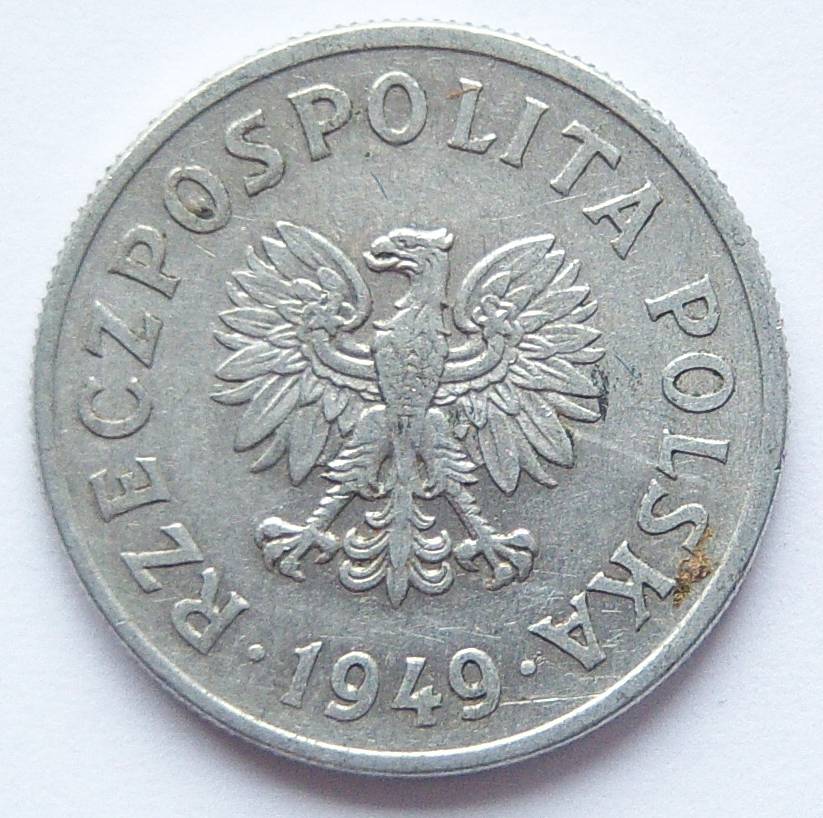  Polen 50 Groszy 1949 Alu   