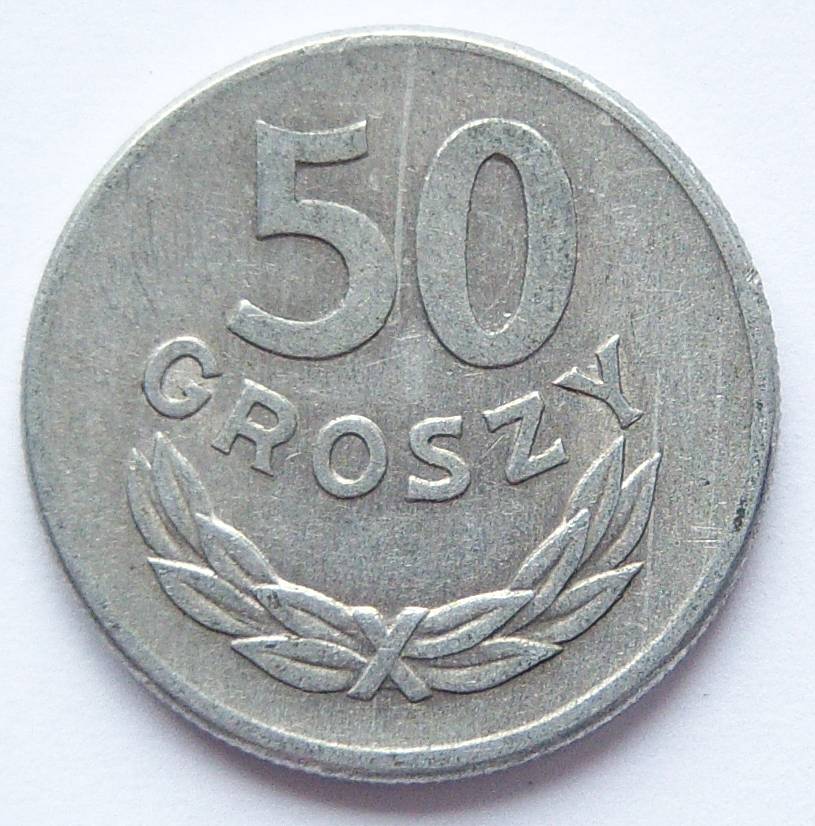  Polen 50 Groszy 1965 Alu   