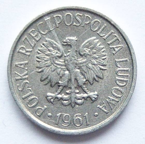  Polen 5 Groszy 1961 Alu   