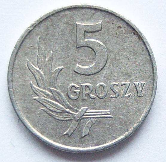  Polen 5 Groszy 1961 Alu   