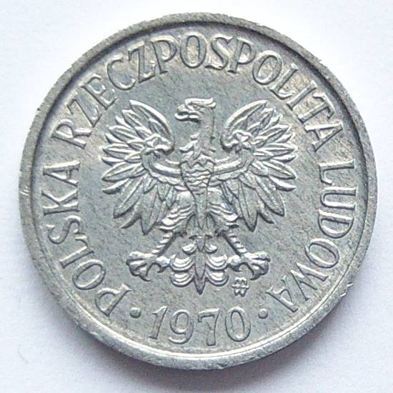  Polen 5 Groszy 1970 Alu   