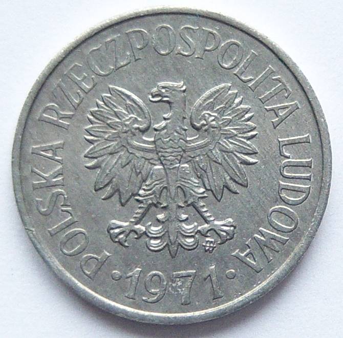  Polen 20 Groszy 1971 Alu   