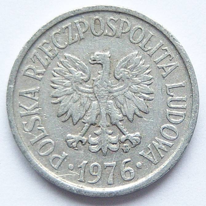  Polen 20 Groszy 1976 Alu   