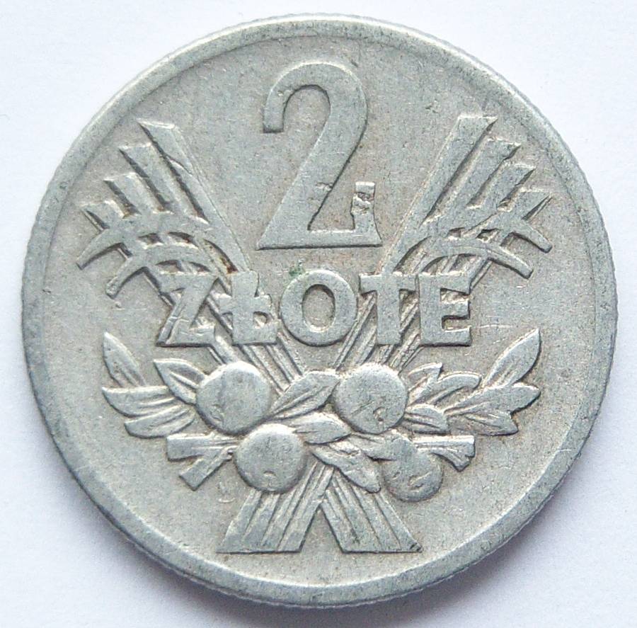  Polen 2 Zlote 1958 Alu   