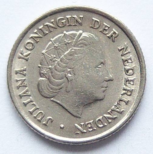  Niederlande 10 Cent 1956   