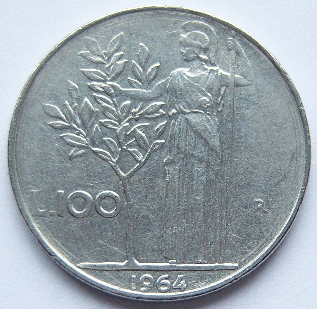  Italien 100 Lire 1964   