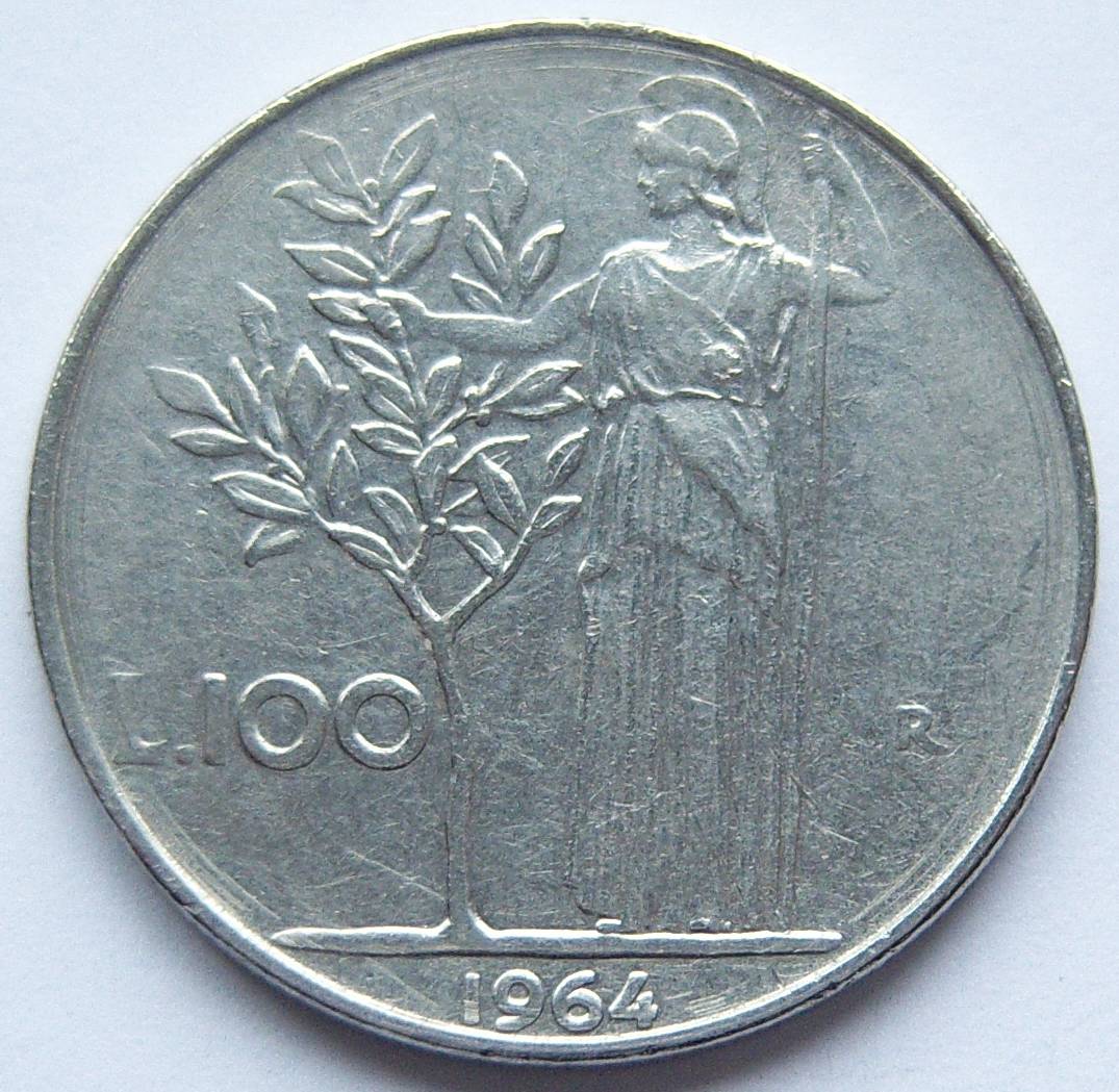  Italien 100 Lire 1964   