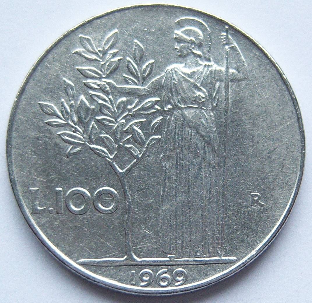  Italien 100 Lire 1969   