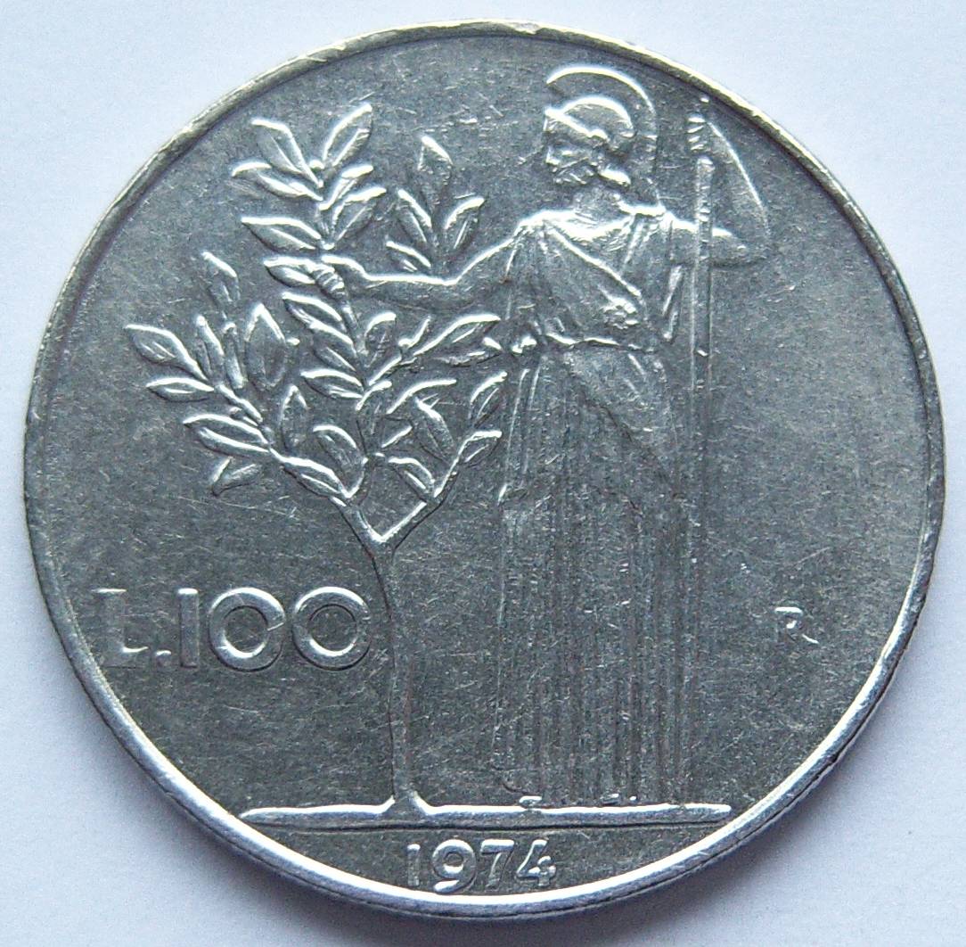  Italien 100 Lire 1974   