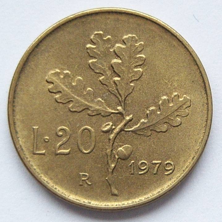  Italien 20 Lire 1979   