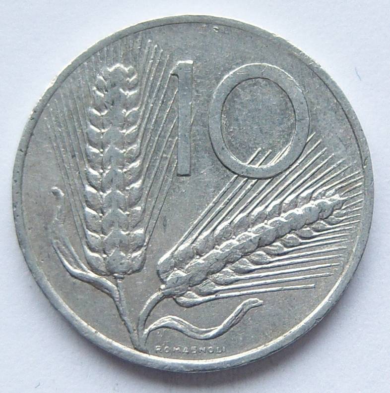  Italien 10 Lire 1978 Alu   