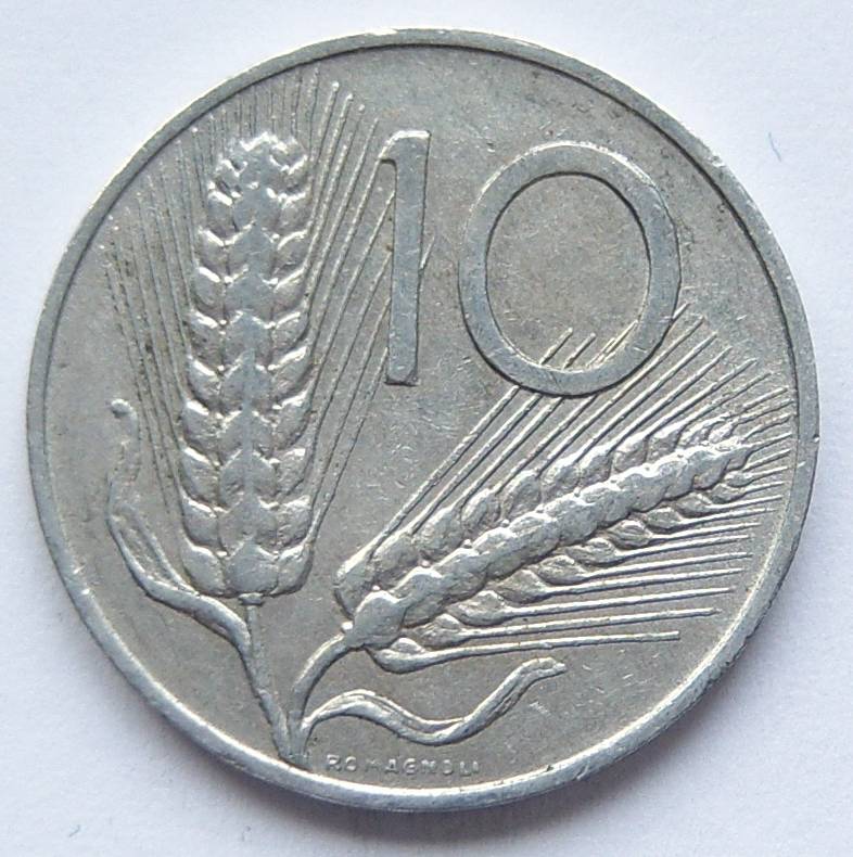  Italien 10 Lire 1979 Alu   