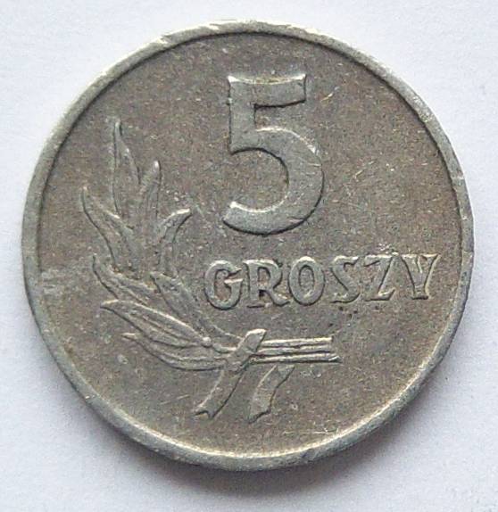  Polen 5 Groszy 1958 Alu   