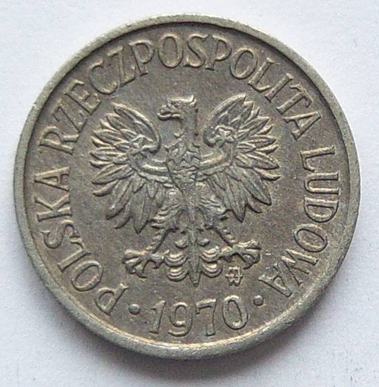  Polen 5 Groszy 1970 Alu   