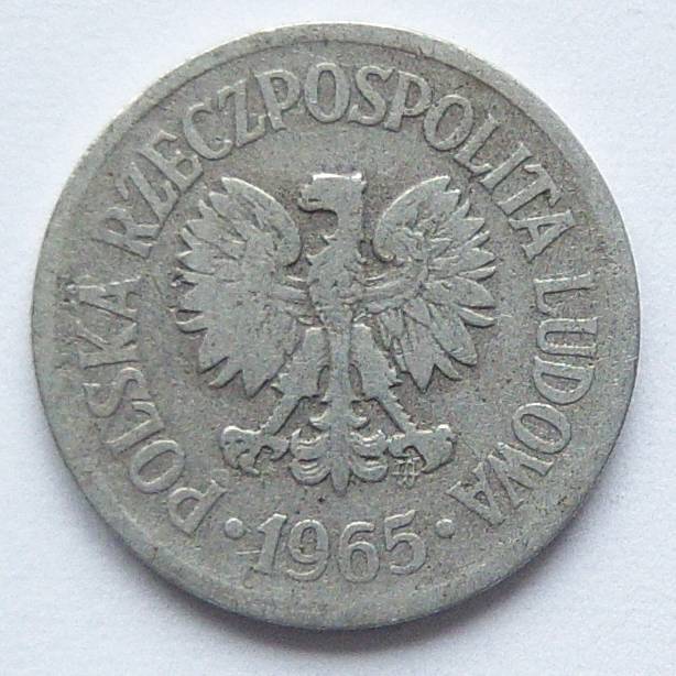  Polen 10 Groszy 1965 Alu   