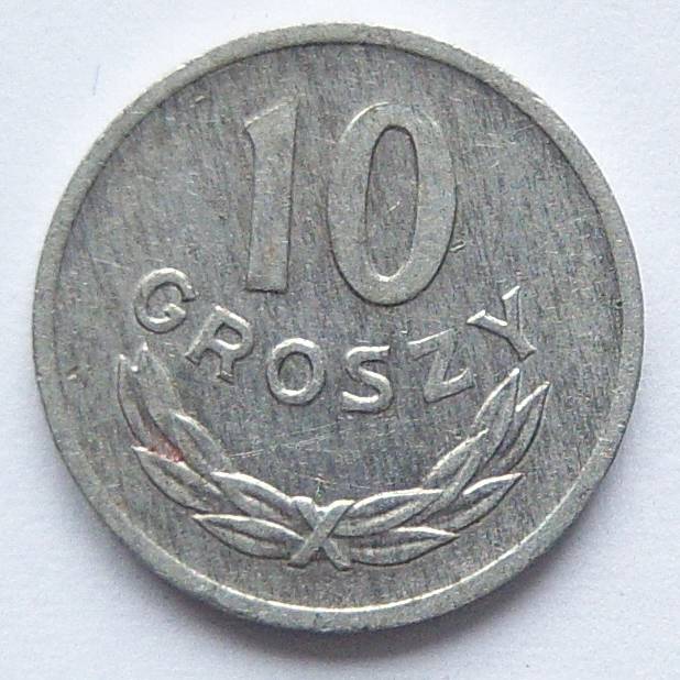  Polen 10 Groszy 1968 Alu   