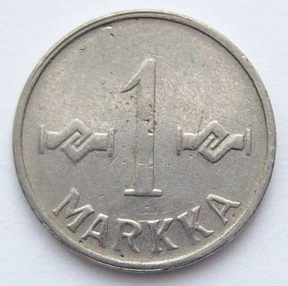  Finnland 1 Markka 1956   