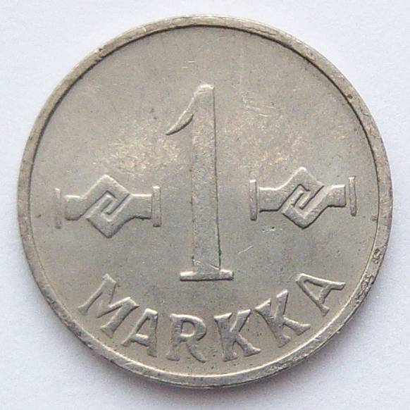  Finnland 1 Markka 1958   