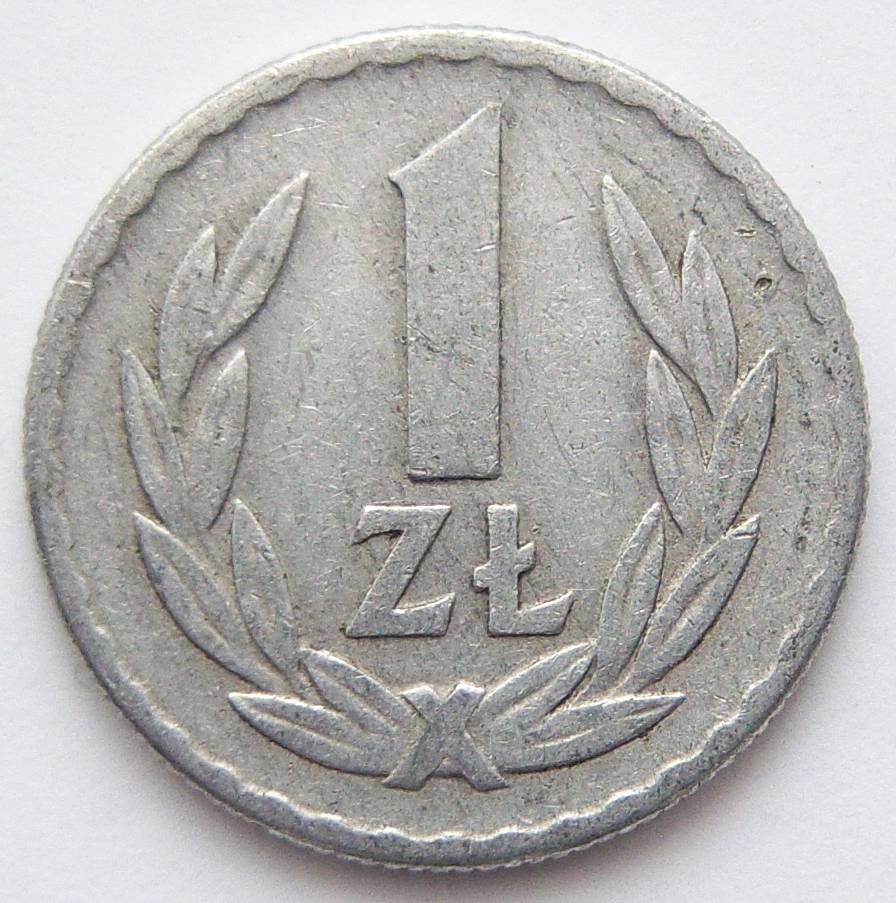  Polen 1 Zloty 1966 Alu   