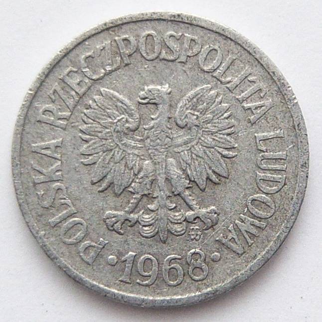  Polen 10 Groszy 1968 Alu   