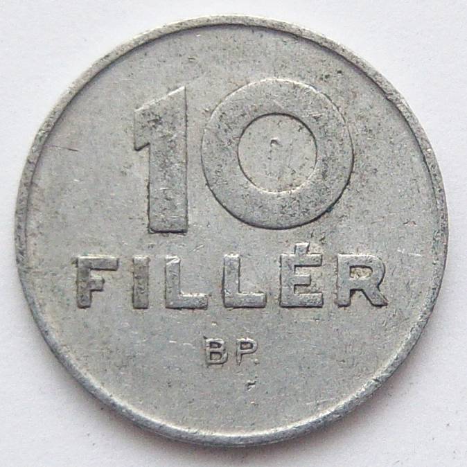  Ungarn 10 Filler 1968   