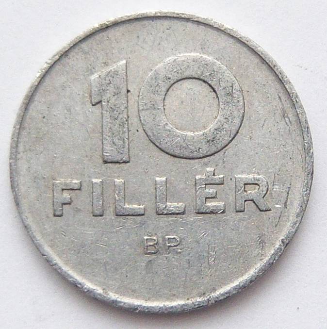  Ungarn 10 Filler 1968   