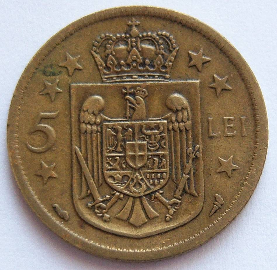  Rumänien 5 Lei 1930   