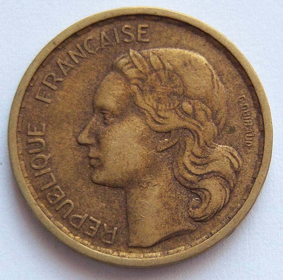  Frankreich 10 Francs 1950   