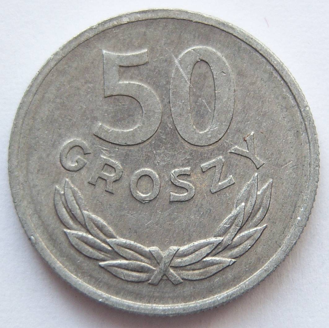  Polen 50 Groszy 1971 Alu   